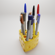 a0003.png Simple Cheese pen holder