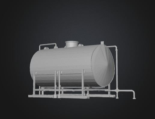 ⛽ Fuel Storage Tank・ STL File for 3D printing・Cults