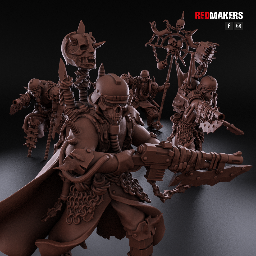 A2.png 3D file Renegade Death Division - Command Squad - Heretics・3D printer design to download, RedMakers