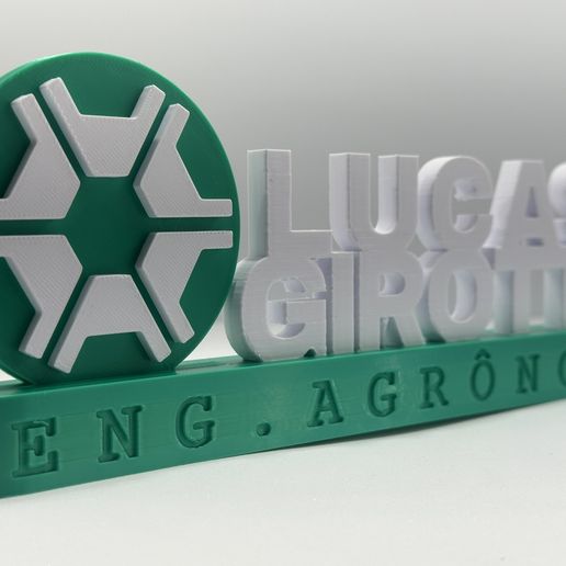 Agronomy Profession Trophy/Plate with Name with and without ams