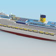 4.png COSTA PACIFICA cruise ship printable model
