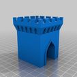 b01a5ae28a2d747497a3602fa861672a.png Archivo STL gratis castillo básico・Diseño por impresión en 3D para descargar