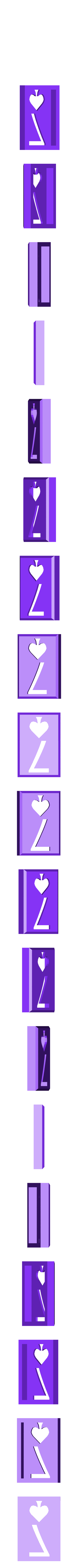 BlockSpades07.stl Player Card Tiles with Transforming Box