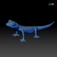 3DPrint1.jpg Namib Gecko -Pachydactylus rangaii-with full size texture + Zbrush Originals-STL 3D Print File-High Polygon