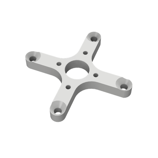 Free STL file Standard brushless motor mounting bracket・Template to
