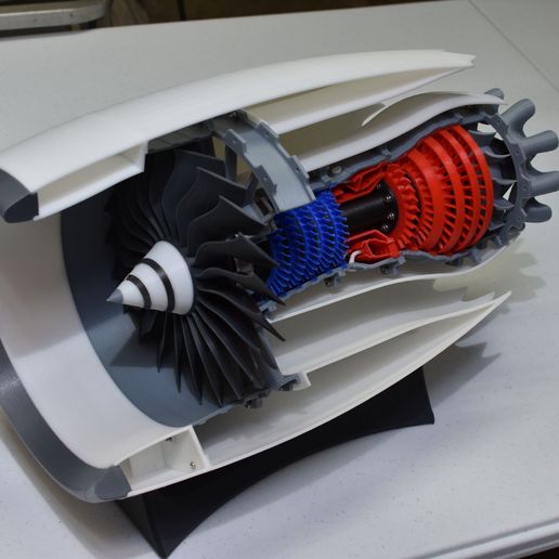 Simple Jet Engine Nacelle - Cults3D 3D Model | 3Drop