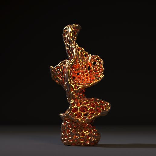 10009.jpg Abstrakte Vase Voronoi