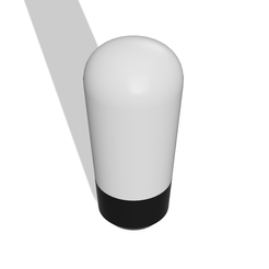 Iso.png Archivo STL Igualmente Ghost Diamond Gear Stick Replica・Idea de impresión 3D para descargar