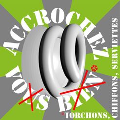 accroche.jpg Free STL file Towel holder・3D printing model to download