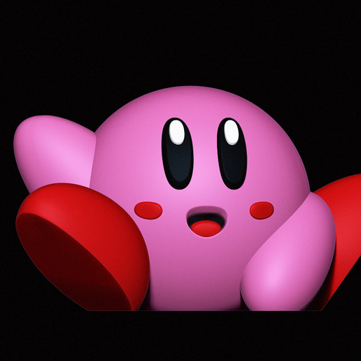 Kirby – Chaveiro 3D Colecionável 🎮✨