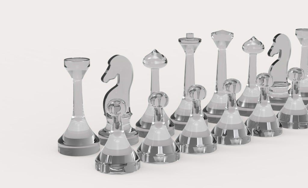 Free STL File Modern Chess Pieces・3D Printing Template To Download・Cults