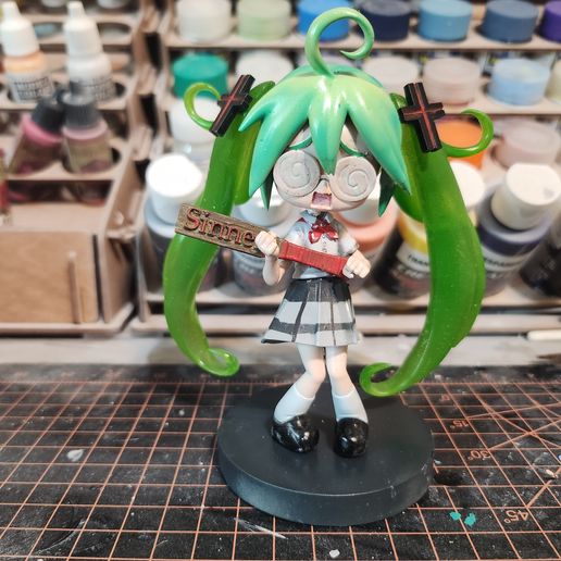 3D printing hatsune Miku Rotten Girl・Cults