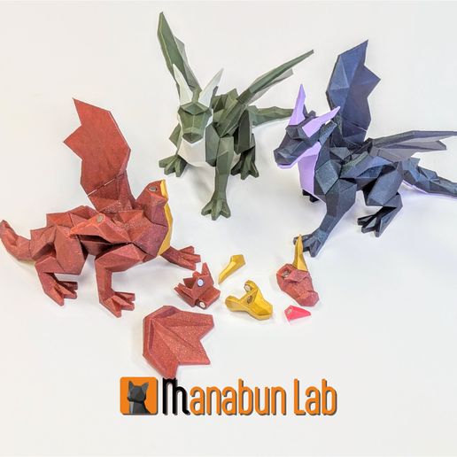 4_Low_Poly_Majestic_Dragon_Puzzle_.jpg 🐉Low Poly Majestic Dragon Puzzle