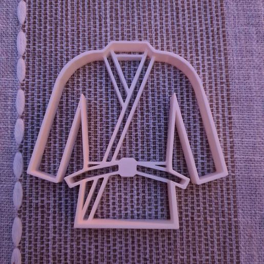 Cutter cookie judo karate kimono - 3D model önizlemesi