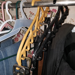 Belt-Hanger-5.png 10 Belt Hanger for hanging fashion waist belts from a closet hanging rod