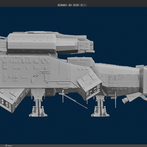 👽 The USCSS Nostromo・ 3D File for 3D printing・Cults