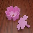 Trebol4HojasCakepPop001.jpg CAKE POP MOULD "TRIBBLE 4 leaves #1" 5 CM