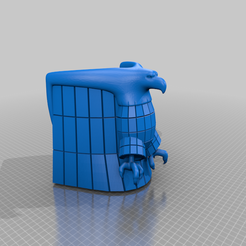 Dredd_1.png STL-Datei Judge Dredd Eagle Shoulder Pad kostenlos・3D-druckbares Design zum herunterladen