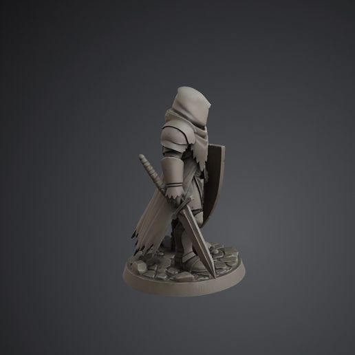 👾 Shadow Crusader – Dark Medieval Knight STL・ STL File for 3D printing ...