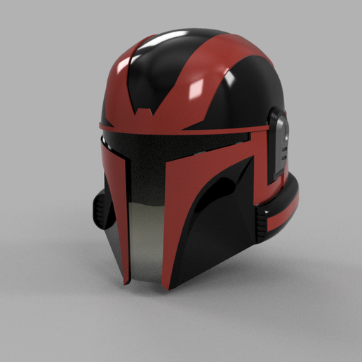 🏹 The Sith Hunter: Custom made Mandalorian Helmet STL File (3D