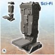 1.jpg Space control tower with landing platform (13) - Future Sci-Fi SF Infinity Terrain Tabletop Scifi