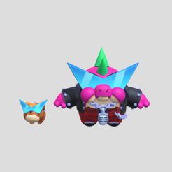 STL file Pack of 7 Brawl Stars brawlers number 3 🌃・3D printable model to  download・Cults