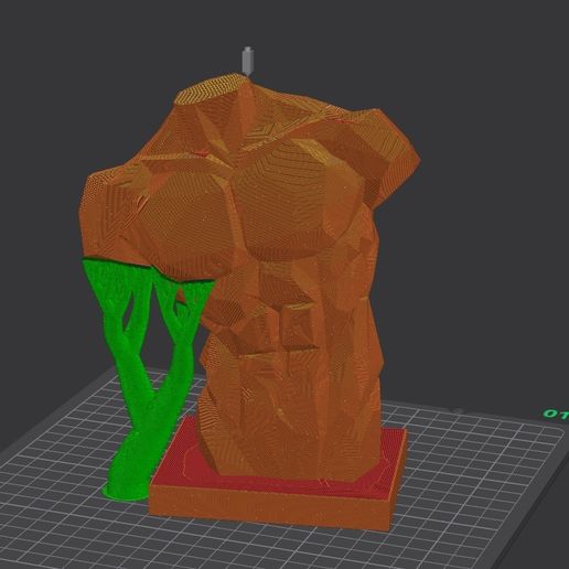 🎨 Torso art statue・ STL File for 3D printing・Cults