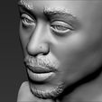 20.jpg Tupac Shakur bust ready for full color 3D printing