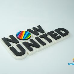 IMG_3763.jpg STL file now united logo・Template to download and 3D print