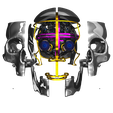 07.png cyborg skull - 3D experimental prototype