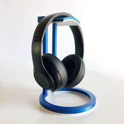 media-1516476375698.jpg 3D-Datei Dual Color Infinity Headphone Stand・3D-druckbare Vorlage zum herunterladen