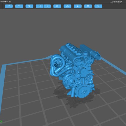 2JZ GTE 1/24 1/18 3D model