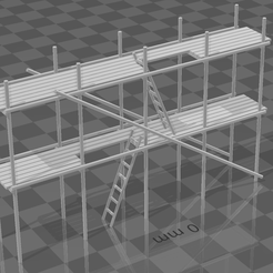 lesenie.png Small scaffolding H0 scale