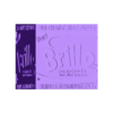 brillo andy1.stl Andy Warhol Brillo Soap Pads Box