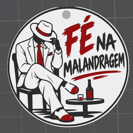 CHAVEIRO ZÉ PELINTRA 02 - MALANDRO - MALANDRAGEM | UMBANDA | SEM SUPORTE