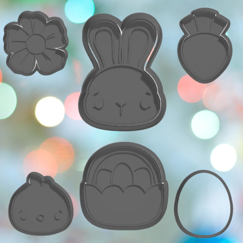 Easter Cookie Cutter Set