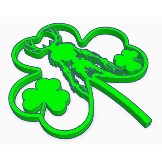 Wendigo Silhouette - Cryptid Wall Art & 3D Print (STL, SVG, OBJ, PNG)