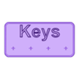 Key_board_v2.stl Screw key holder