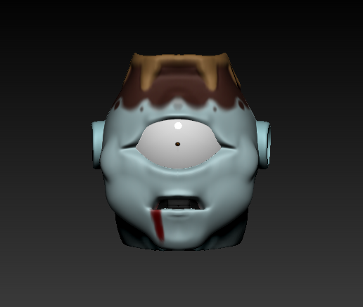 JOGO VOLCANO HEAD - JUJUTSU KAISEN PENCIL HOLDER - 3D model önizlemesi