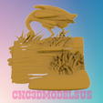 1.png Heron in the swamp,3D MODEL STL FILE FOR CNC ROUTER LASER & 3D PRINTER