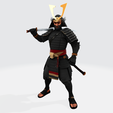 006.png Samurai-Krieger 3D