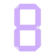 7_segment_digit_base_184_x_103_mm.stl 7segment digit 184 x 103 mm