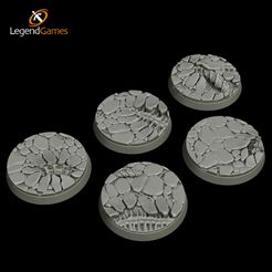 Tyranid-Bases-Thumbnail-V1.jpg 40mm Tyranid Bases - Round x5 - LegendGames