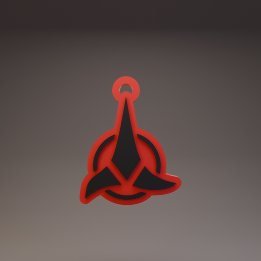 Klingon - Star Trek - Keychain 3D model