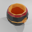 LOW-2.png Lowpoly / Normal Luxury Ball Vase