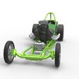 4.jpg Diecast Motore anteriore dragster vecchia scuola con V8 Scala 1:25
