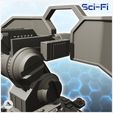 5.jpg Ion gun turret with shield (3) - Future Sci-Fi SF Post apocalyptic Tabletop Scifi