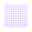 cuadrado.stl grilla para mosaiquismo / grid for mosaicism