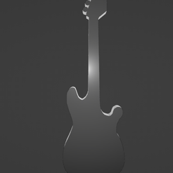 Gitarre-3.png STL-Datei Musikalischer Schlüsselanhänger für alle Gitarrenliebhaber, elektrische Gitarre・3D-druckbares Modell zum Herunterladen