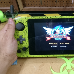 Capture d’écran 2018-02-19 à 14.41.47.png Free STL file Projeto ANARC portable console with Raspberry PI・3D printer model to download